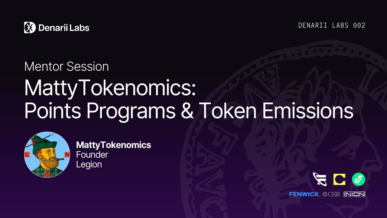 Tokenomics 101: Balancing Supply, Demand & Avoiding Common Pitfalls - Denarii Tokenomics Accelerator