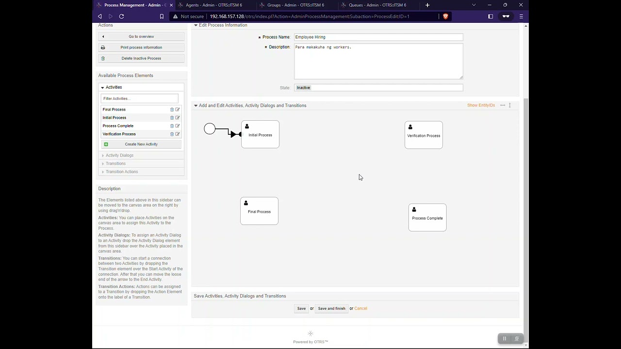 RivanIT ITSM OTRS Process Management: HR employee onboarding Process. PART TWO (-: