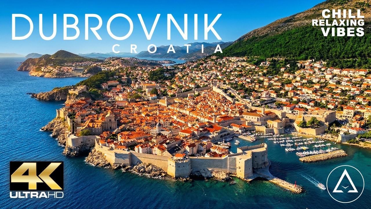 DUBROVNIK - CROATIA 4K DRONE FOOTAGE (ULTRA HD) - Croatia Beautiful Scenery Footage UHD