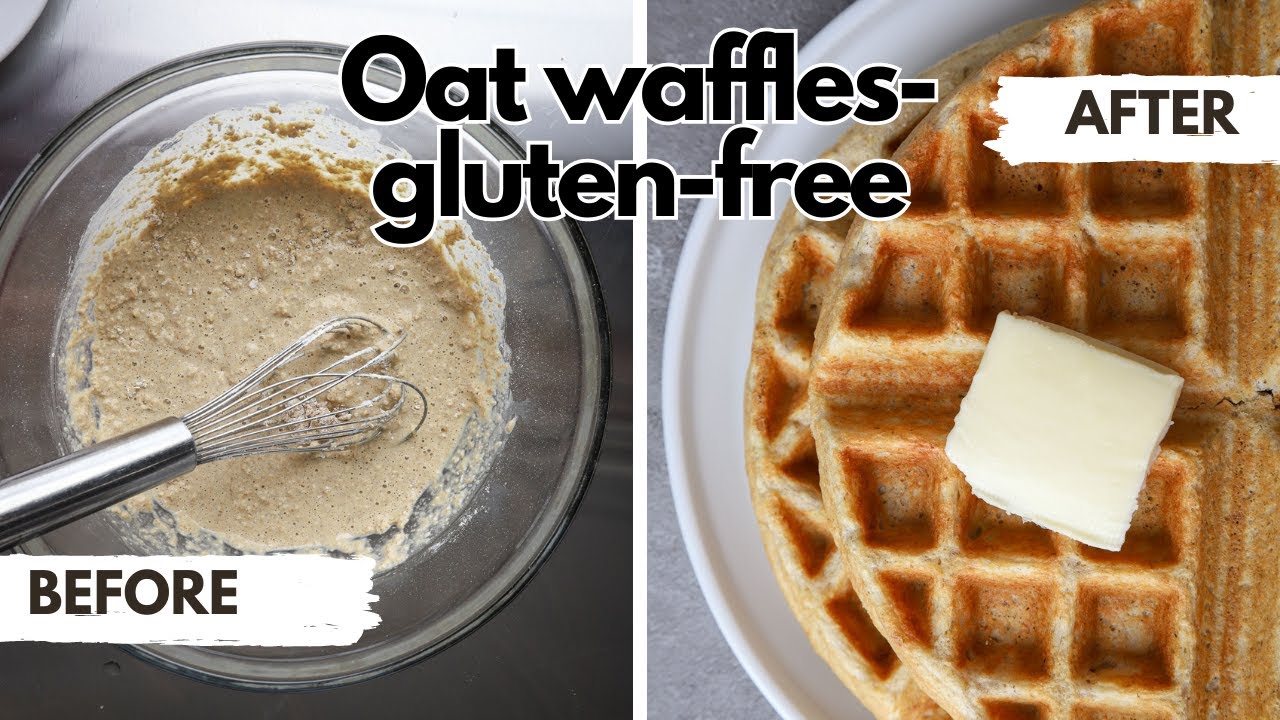 Quick and Simple Homemade Oat Waffles- Gluten-Free