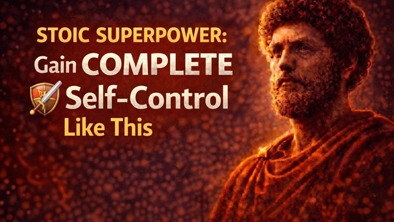 STOIC SUPERPOWER 🔥 How to Gain COMPLETE Self-Control (Do This Daily stoic philosophy