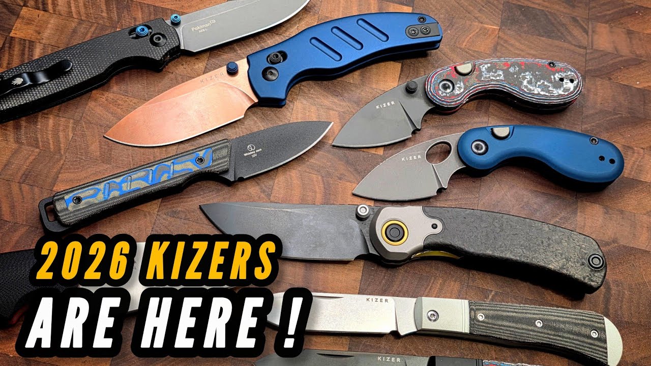 Kizer New 2026 Knives 2026 Just Dropped !!