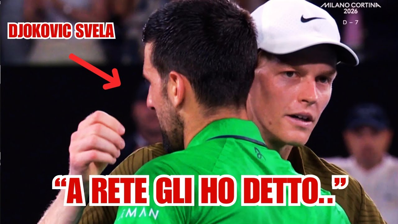 Djokovic scherza in tv dopo la vittoria su Sinner: 
