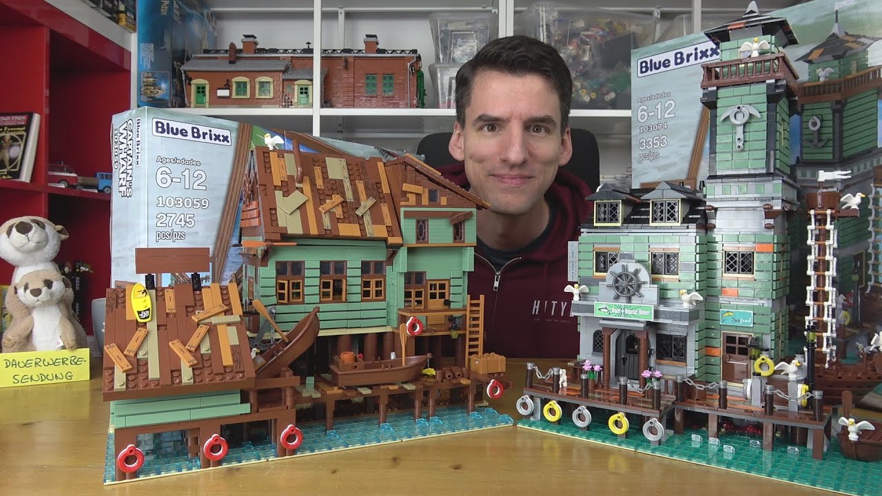 Der LEGO® 21310 Angelladen braucht dringend nette Freunde - zumindest einer kommt von BlueBrixx!