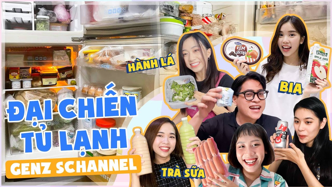 Đại chiến tủ lạnh GenZ Schannel: H&eacute; lộ Rich Kid chi tiền triệu trữ tr&agrave; sữa, đồ ăn vặt!