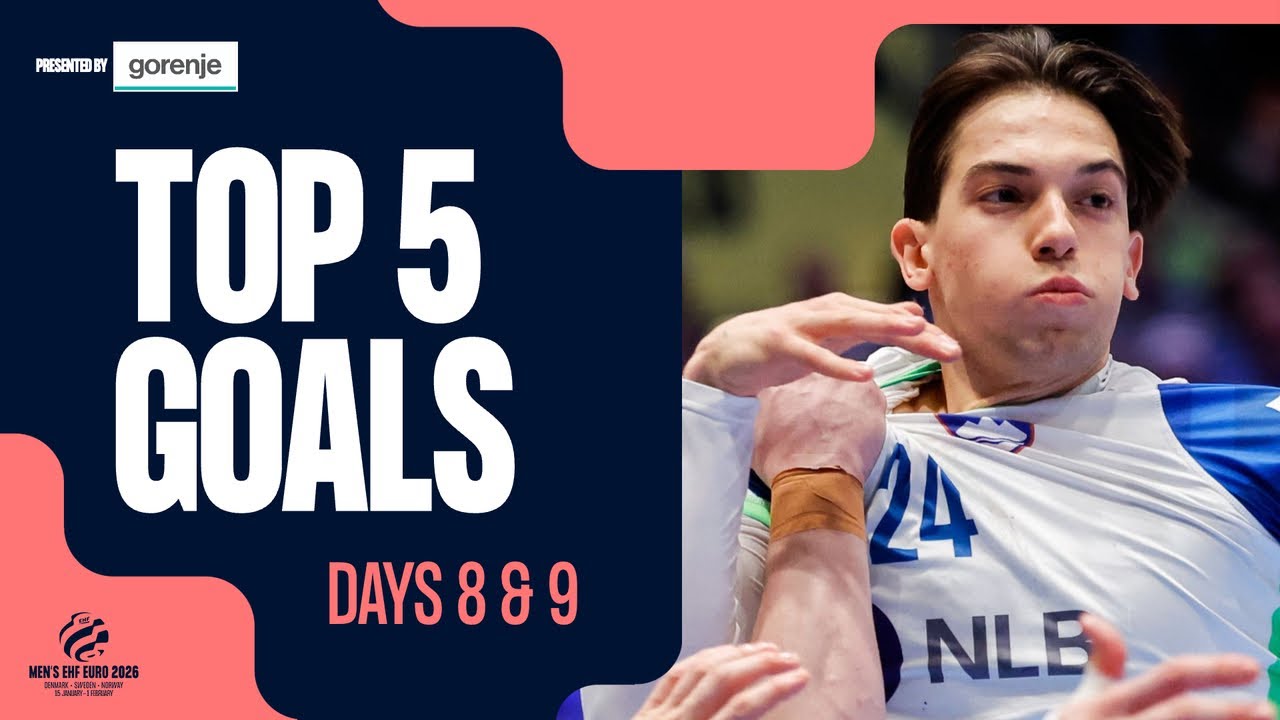 Top 5 Goals | Days 8 & 9 | Men's EHF EURO 2026
