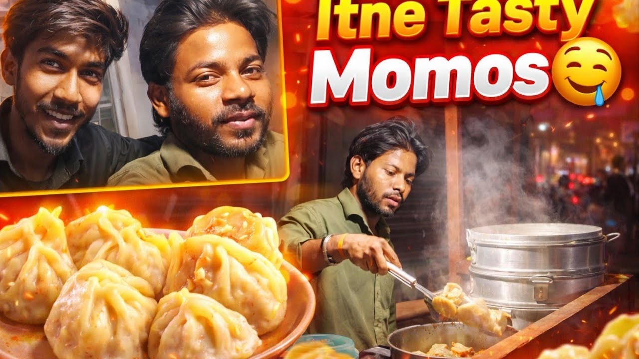 Itne Tasty Momos 🤤 Ek Baar Khaoge Fan Ho Jaoge Street Food Vlog#Momos#TastyMomos#StreetFood#foryou