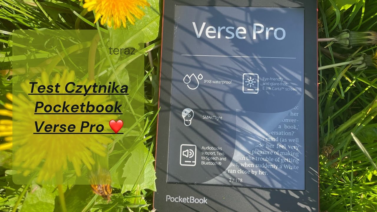 Test Czytnika Pocketbook Verse Pro. ❤️
