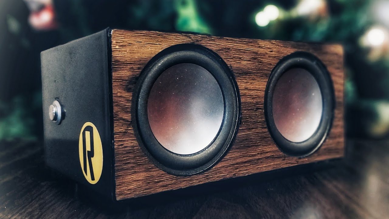 DIY Como hacer una POTENTE mini Boombox CASERA Bluetooth #bocinas #bocinaportatil