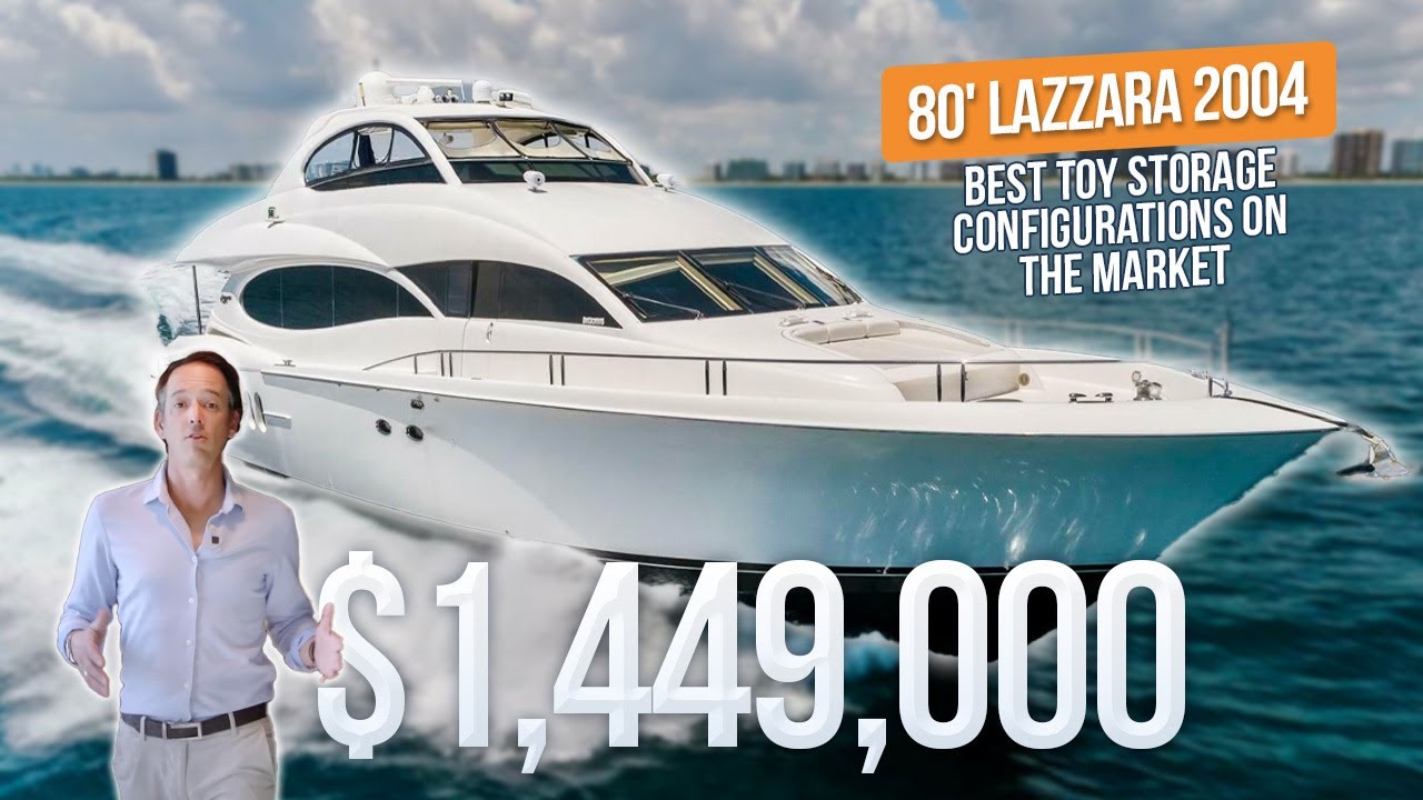 FINALLY: The 80' Lazzara Yacht with $400k in Recent Upgrades [Walkthrough]