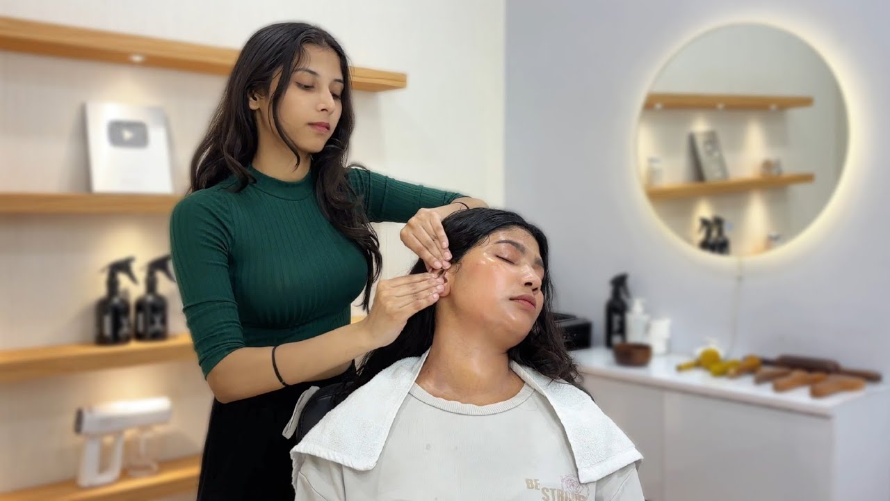 Deep Head Massage by Shivu Barber💆🏻‍♂️ | Tok sen | Asmr Massage Relaxation ✨