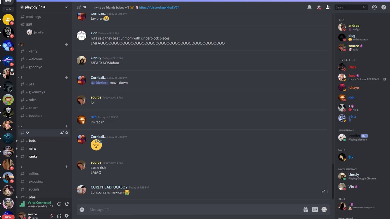 shinar vs jay discord packing
