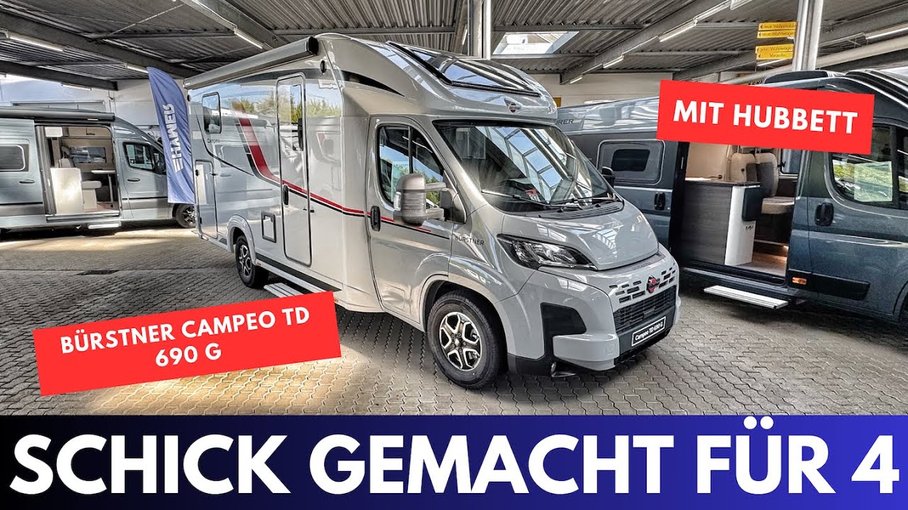 Schick für VIER - Bürstner Campeo TD 690G - TOP Ausstattung