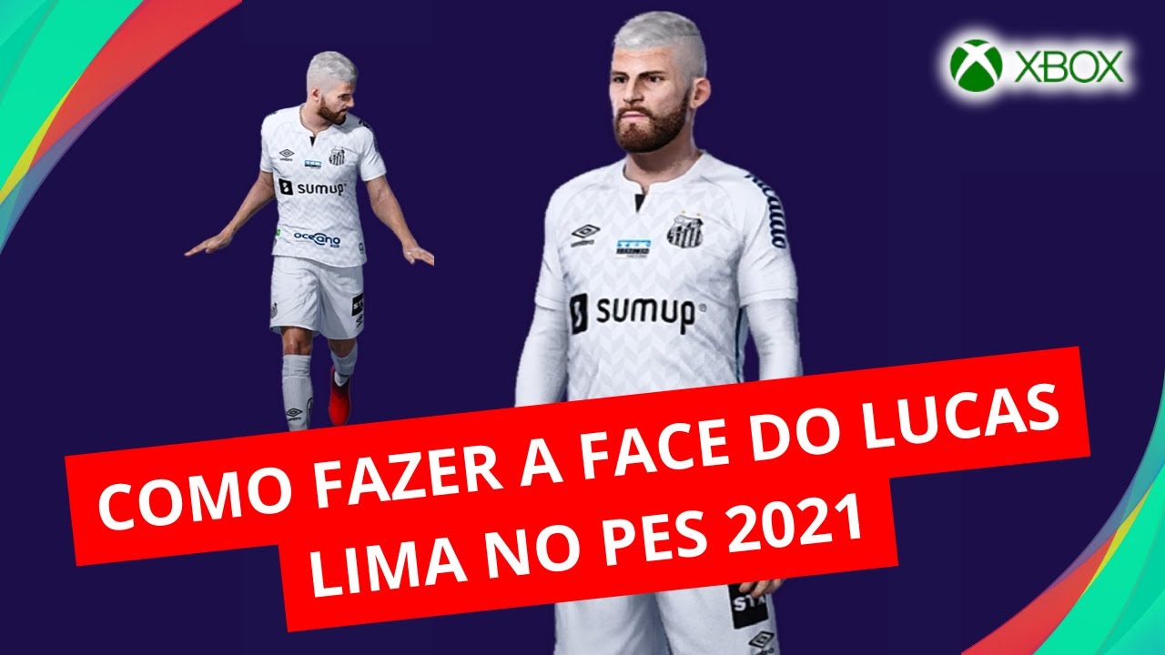 como fazer a face do lucas lima no pes 2021   xbox séries s