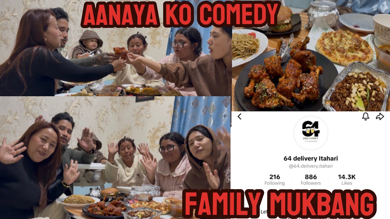 FAMILY MUKBANG 64 DELiVERY ITHARI CONTACT 9824957288 (6PM TO 4AM)
