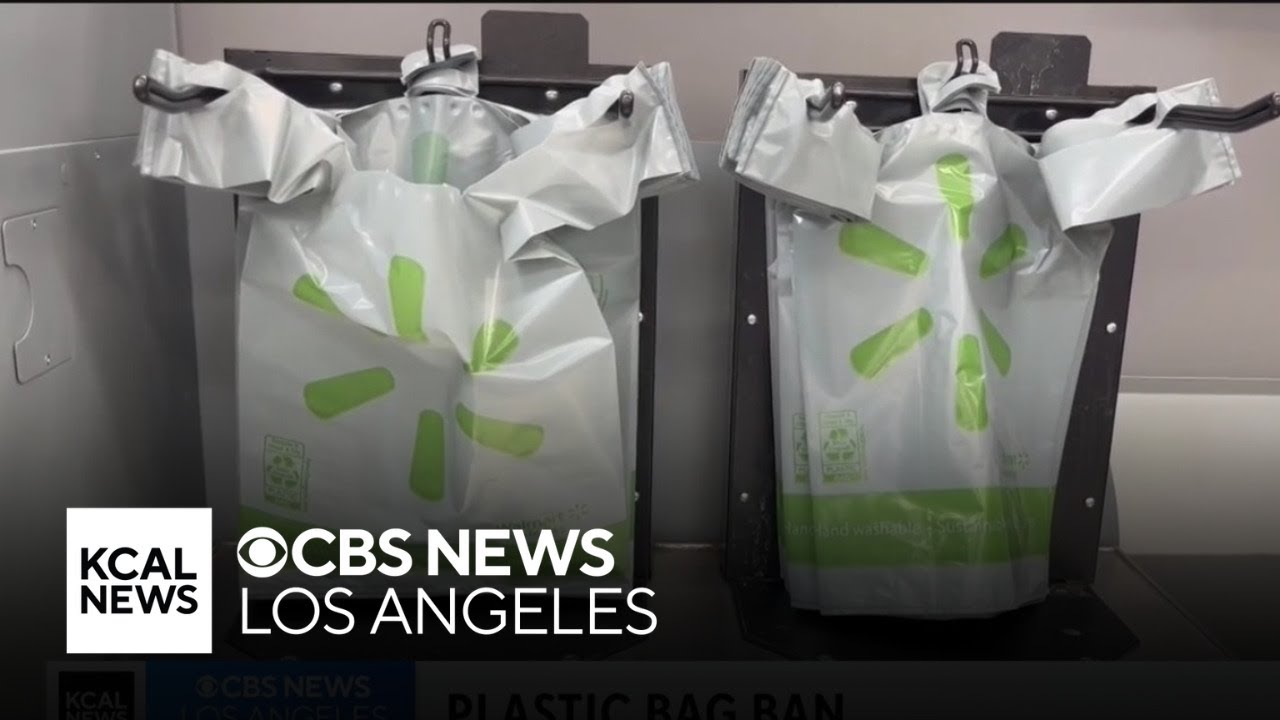 Gov. Newsom signs legislation to ban plastic bags from California grocery stores