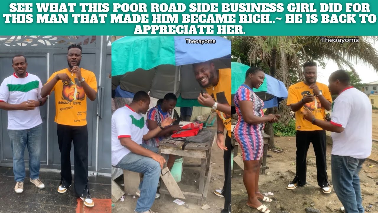MAN VISIT A YOUNG POOR GIRL WHO TURNED HIM TO A BILLIONAIRE. ~ HE IS BACK TO APPRECIATE HER.