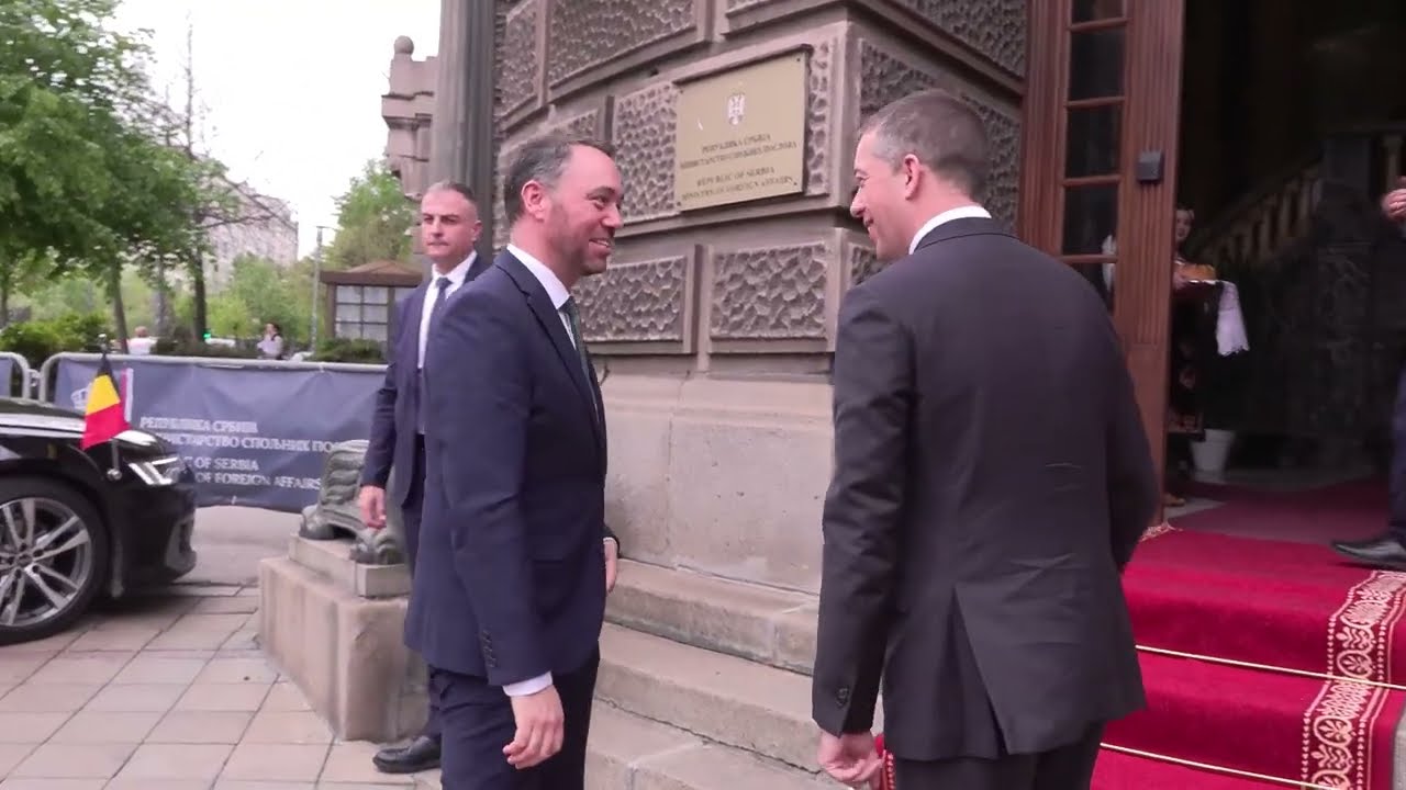 15.04.2026. Ministar Marko Đurić sa potpredsednikom Vlade i MIP Kraljevine Belgije Maksimom Prevoom