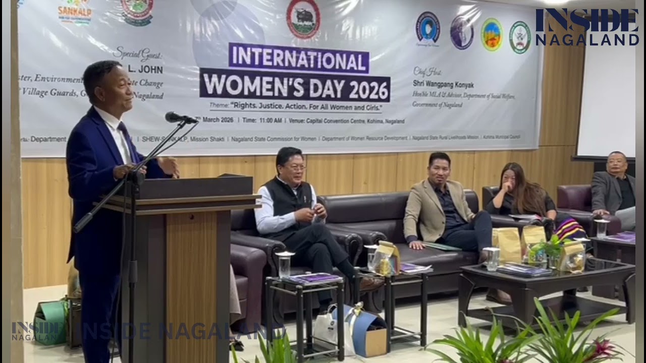 C. L. John Speaks on Women Empowerment at International Women’s Day 2026, Kohima