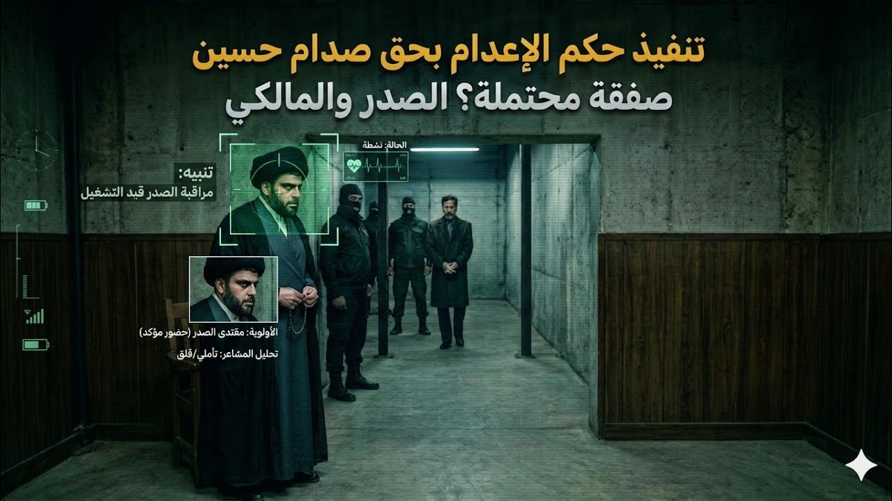 حقيقة مشاركة مقتدى الصدر في إعدام صدام حسين !!  القصة الكاملة