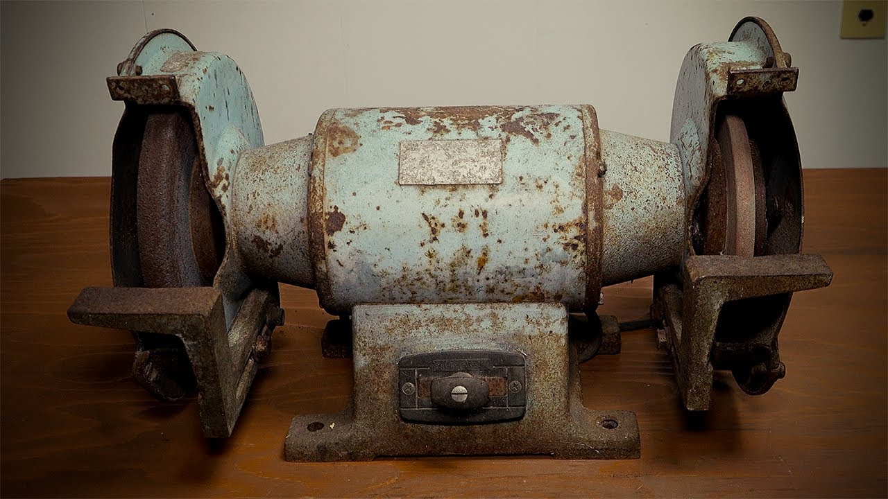 Bench Grinder Restoration 卓上グラインダーレストア TOSHIBA 東芝