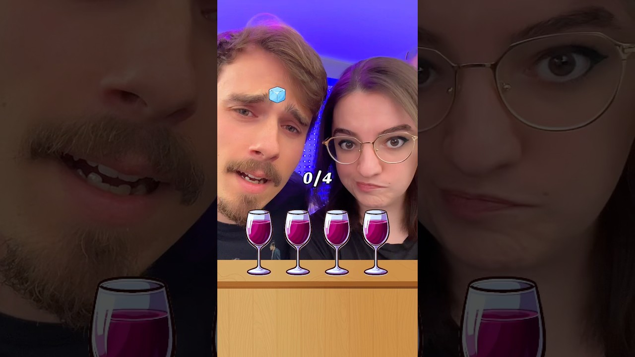 Winner Can Get All Four Ice Cubes Into The Cups! #challenge #game #couple