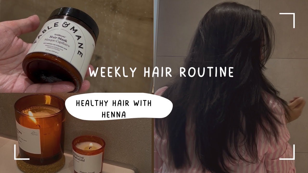 ✨ Hair Care Routine with Henna | Natural & Healthy Hair ✨