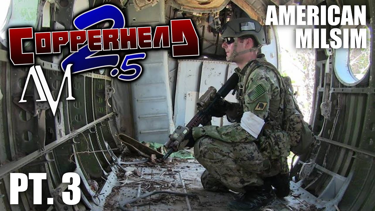 American MilSim Operation Copperhead 2.5 Part 3: MattTheMusketeer & a Minigun - USAirsoft