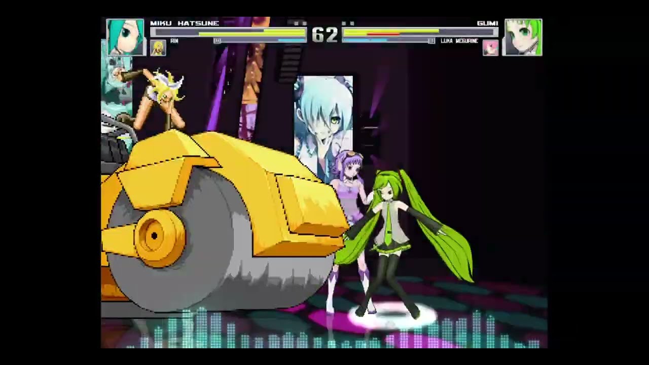 Hatsune Miku and Kagamine Rin VS Gumi and Megurine Luka (Mugen)