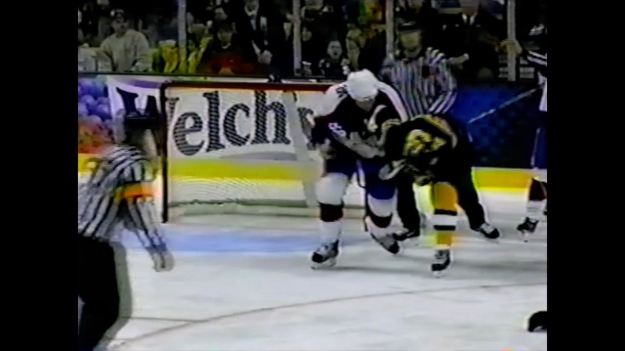 Eric Lindros Vs. Joe Thornton & Matt Barnaby Vs. Hal Gill Jan. 19th, 2004