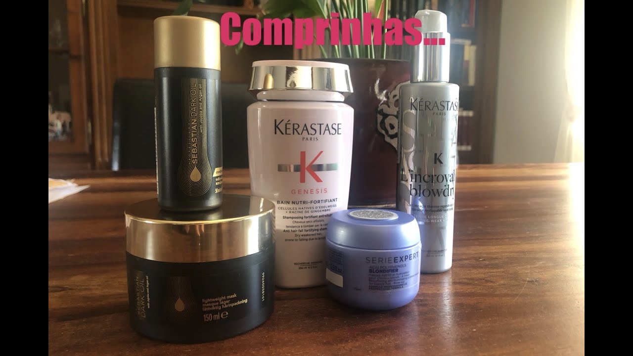 COMPRINHAS, DARK OIL SEBASTIAN, KÉRASTASE, LOREAL...