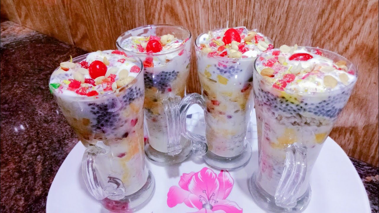 Avil Milk Recipe With Fruit Salad/Sheriz World.