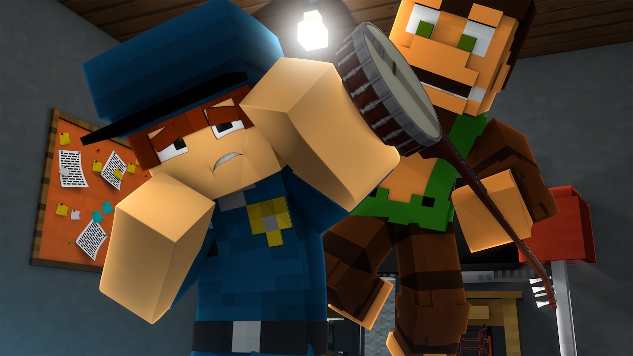 THE ANIMATRONICS ARE MAD!  - Minecraft FIVE NIGHTS AT CANDY'S (Minecraft FNAC MINIGAME)