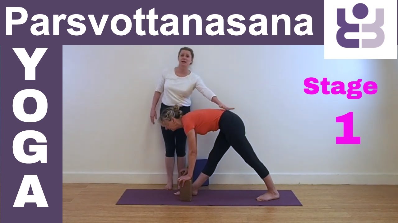 Iyengar Yoga for Beginners - Parsvottanasana Tutorial. Stage 1