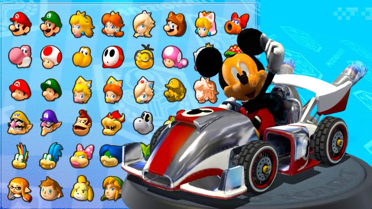 Mario Kart 8 Deluxe Mickey's Xfinity Flash Kart Challenge   Propeller Cup & Boomerang Cup
