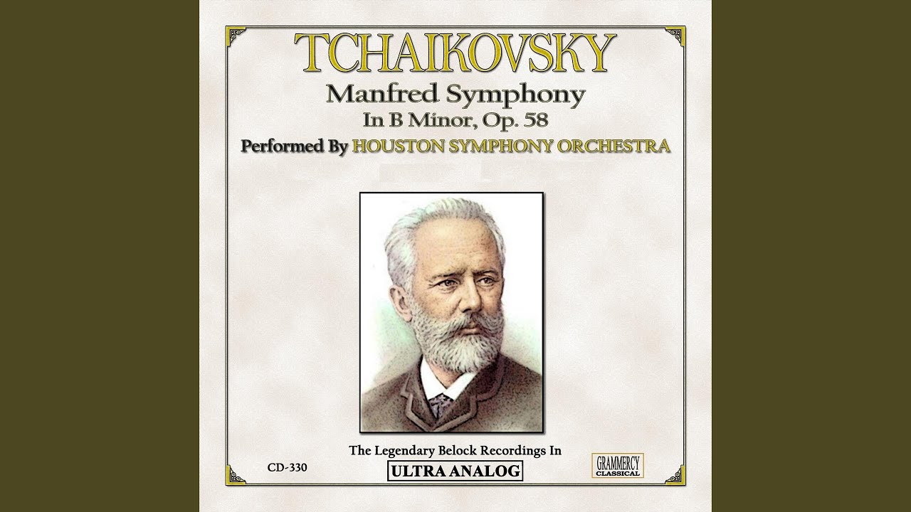 Manfred Symphony In B Minor, Op. 58: I. Lento legubre