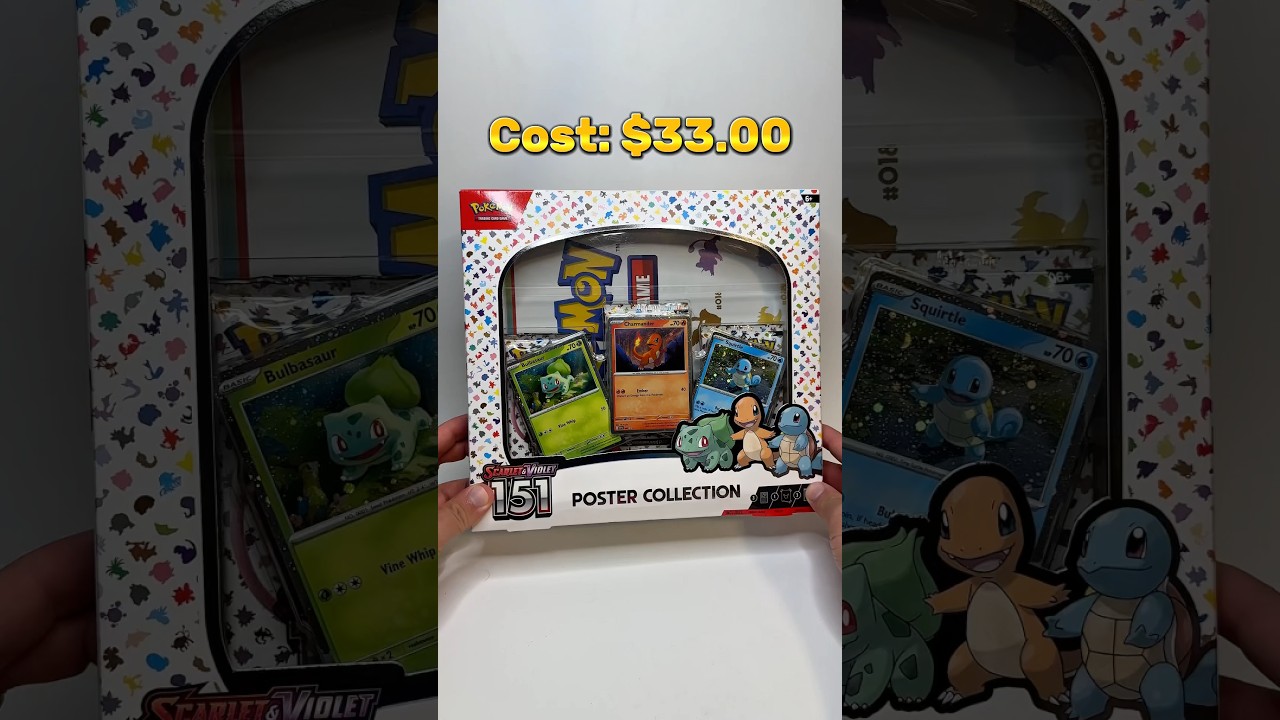 Pokemon 151 Poster Collection Unboxing