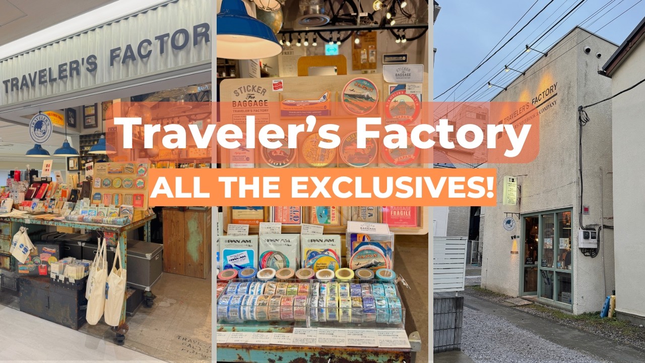 Ultimate Guide to Traveler's Factory (Tokyo & Kyoto) | All Traveler's Notebook Factory Exclusives