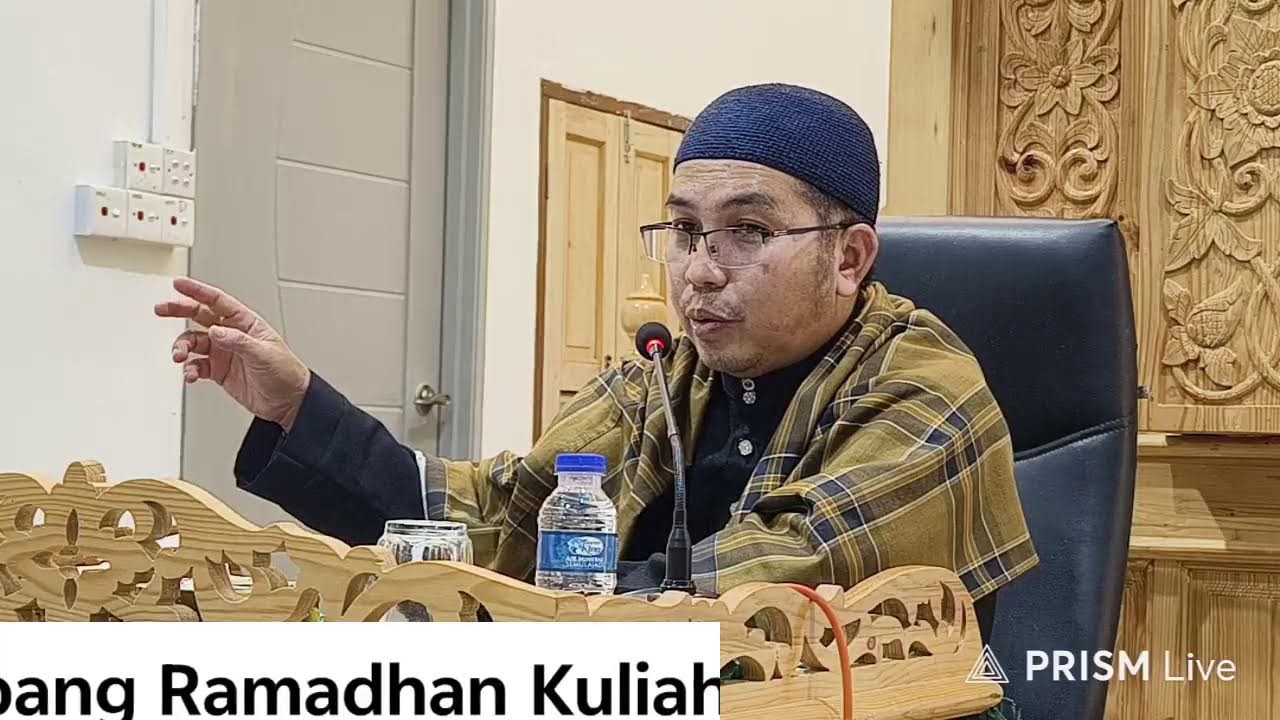 Ustaz  Hisyamudin Mustafa, Pen. Pengarah Kanan IDHAM Kuliah Magrib Di Ambang Ramadhan