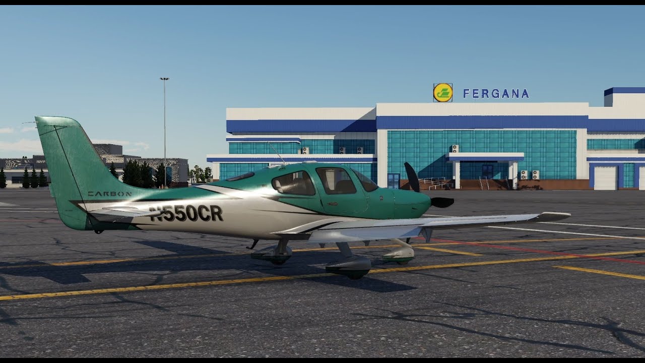 X-Plane 12! Tashkent - Fergana ! Laminars Cirrus SR-22