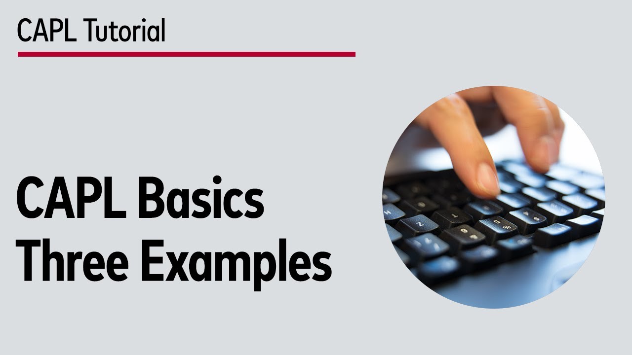 CAPL Basics by Vector – Three Examples Reloaded