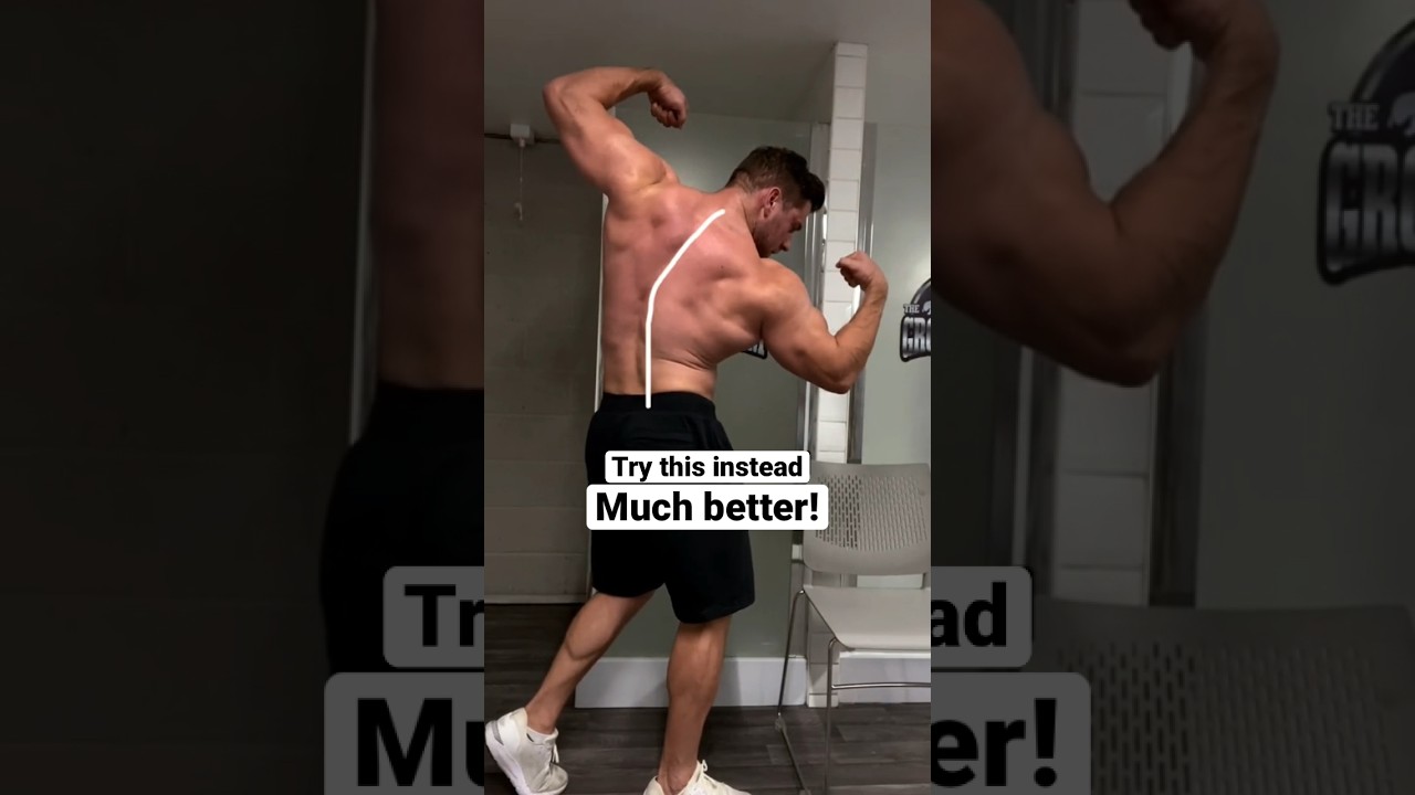 Fixing your back posing for better aesthetics