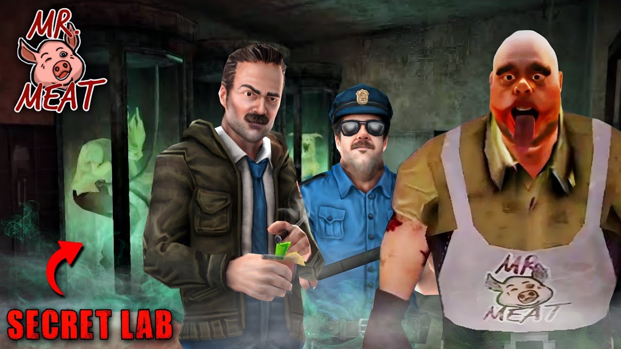 Mr. Meat: Horror Escape Room - Police Escape Full Gameplay 