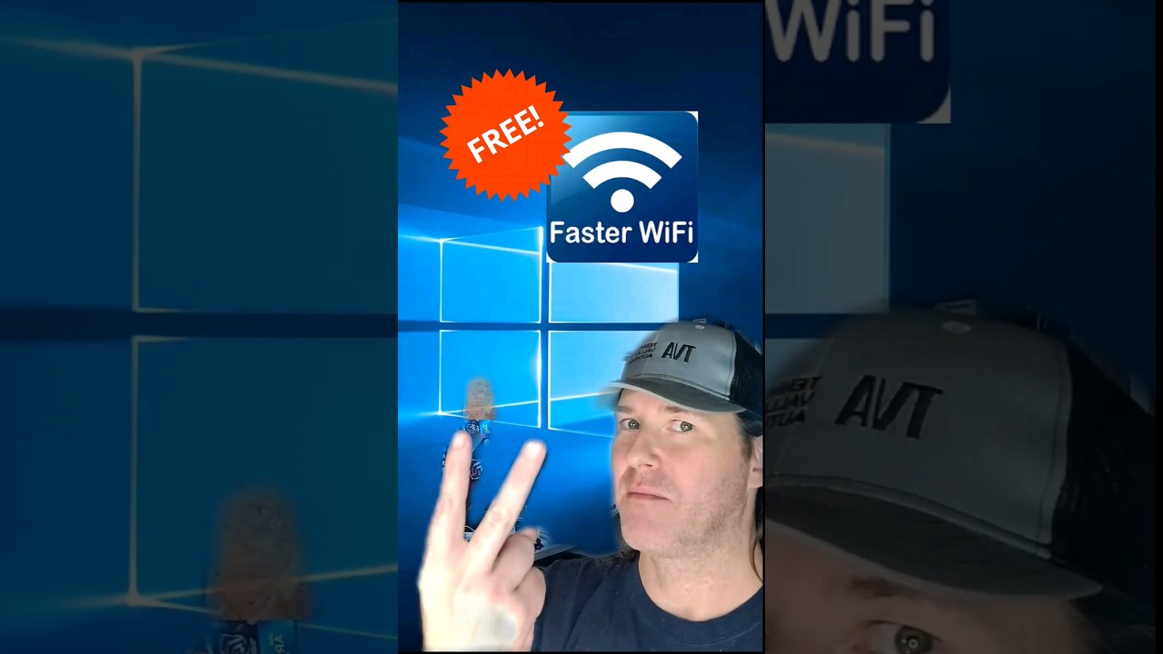Increase Laptop WiFi Speed, Free! #laptop #wifi #wifiboost #windowstips #fasterwifi