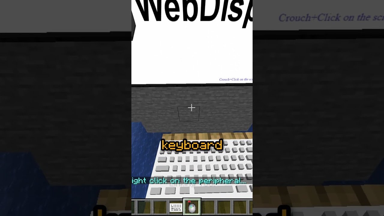 Minecraft Mod of the Day Part 105 - Web Displays