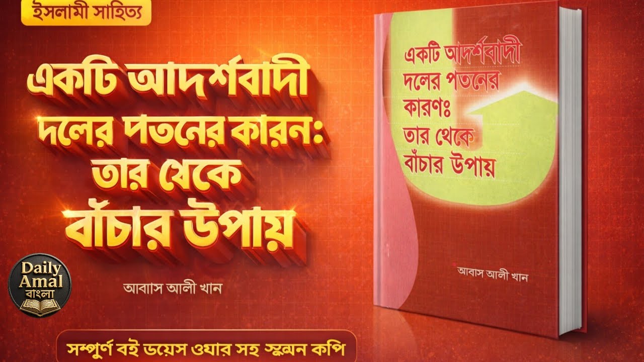 একটি আদর্শবাদী দলের পতনের কারণ তার থেকে বাঁচার উপায়  | আব্বাস আলী খান | ইসলামিক বিশ্লেষন Voice Over