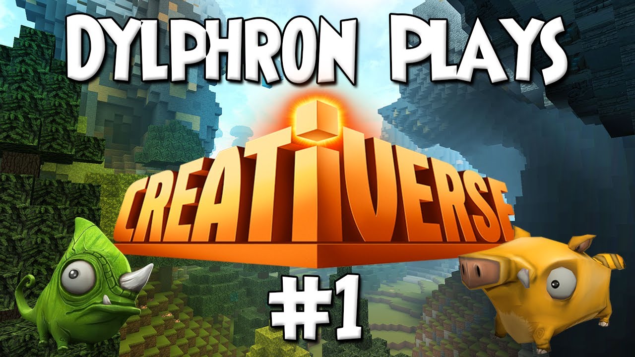 Dylphron Plays Creativerse #1 || 8BitDylan & Delphron