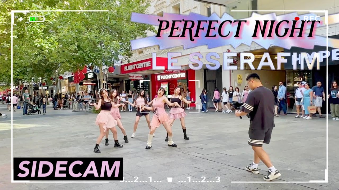 [KPOP IN PUBLIC | SIDECAM ] LE SSERAFIM (르세라핌) ‘PERFECT NIGHT’ DANCE COVER | Dreamy Dream Dance | AU