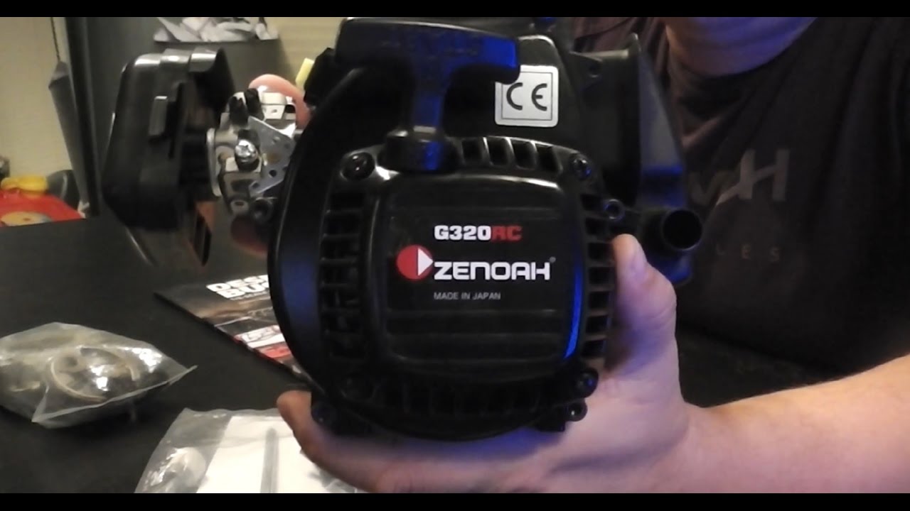LOSI DBXL ENGINE MOTOR UPGRADE 32cc ZENOAH PART 1