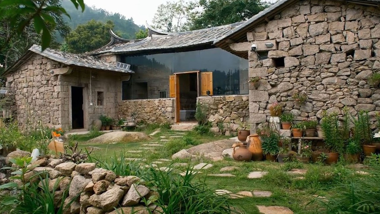 Grandfather gave his grandson a stone house & the boy turned it into a beautiful house ~ Homecoming